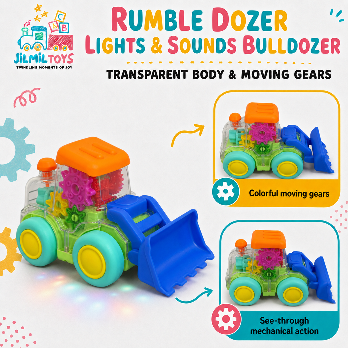 Rumble Dozer Lights & Sounds Bulldozer