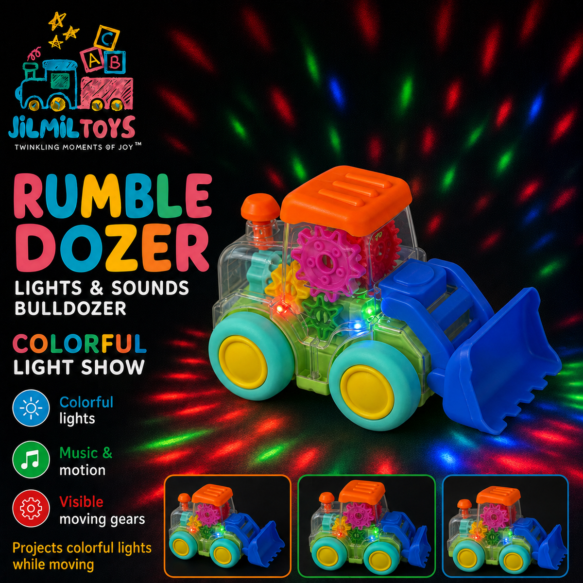 Rumble Dozer Lights & Sounds Bulldozer