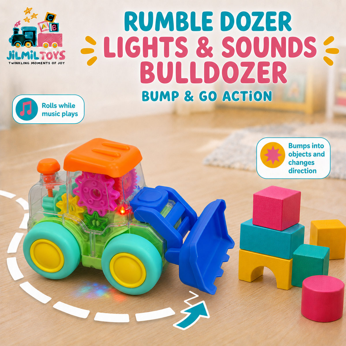 Rumble Dozer Lights & Sounds Bulldozer