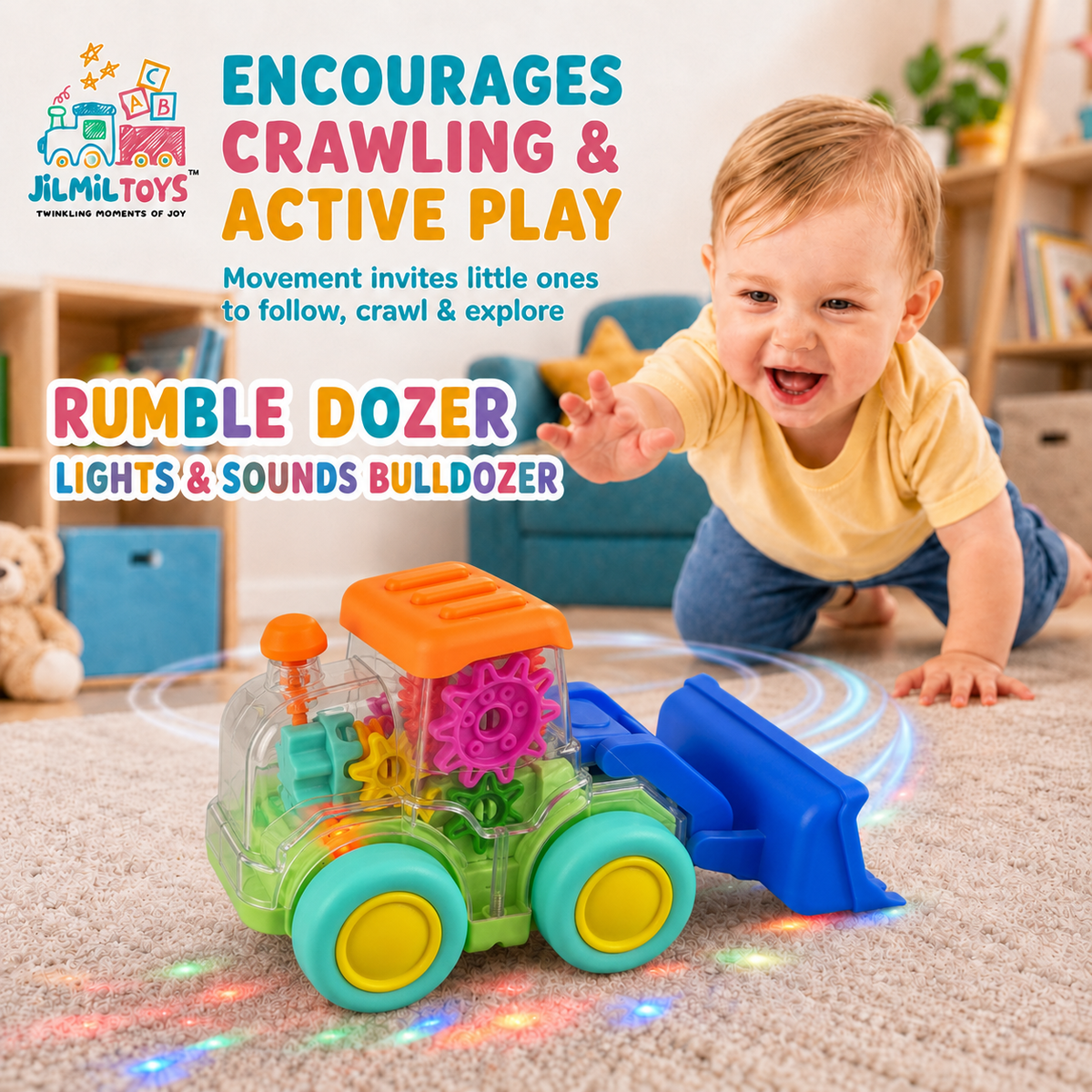 Rumble Dozer Lights & Sounds Bulldozer
