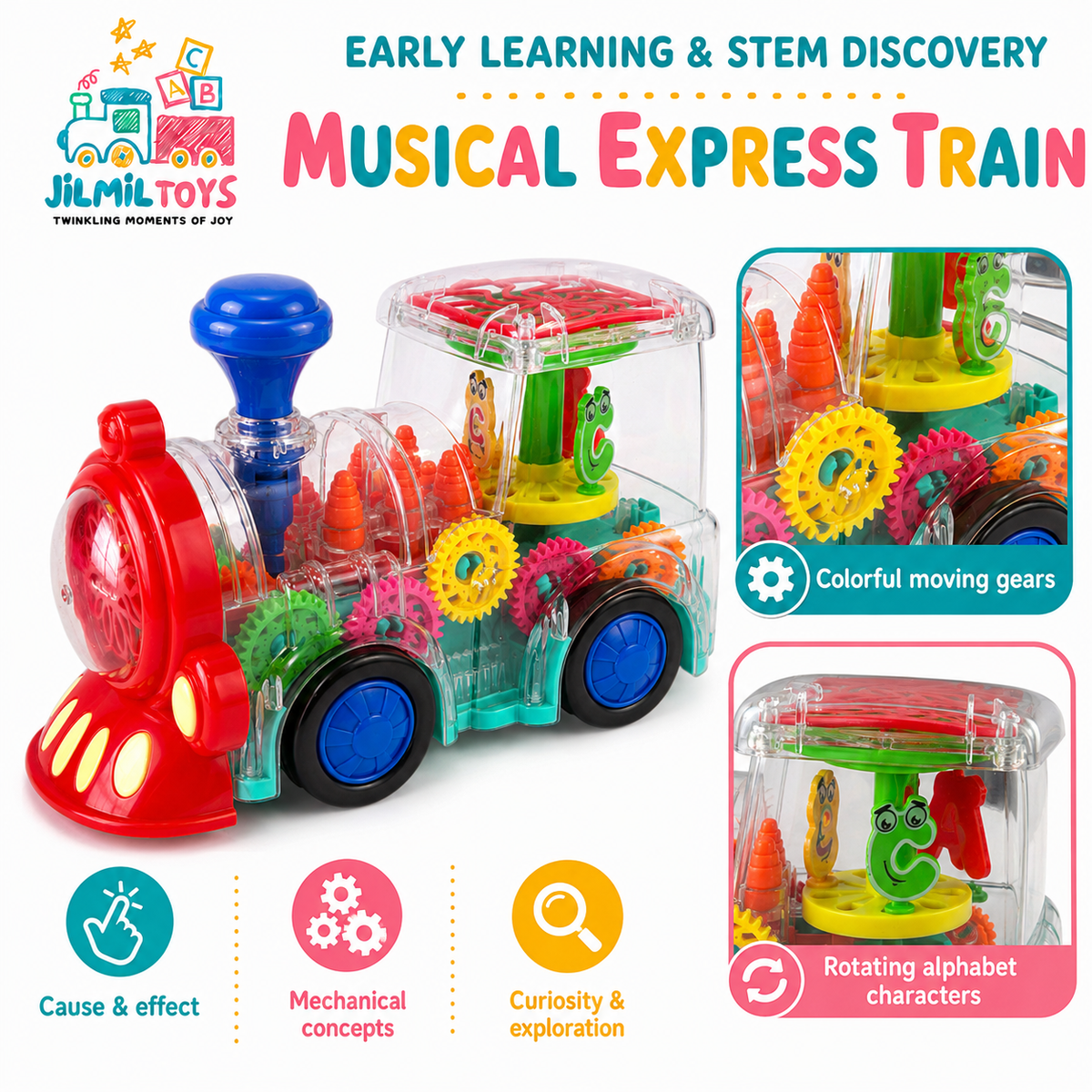 Bump & Go Musical Express Light Up Train
