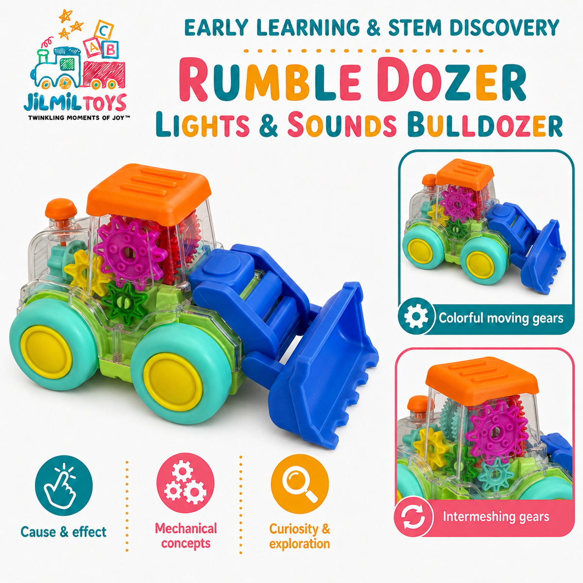 Rumble Dozer Lights & Sounds Bulldozer