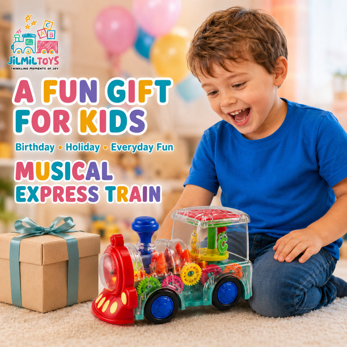 Bump & Go Musical Express Light Up Train