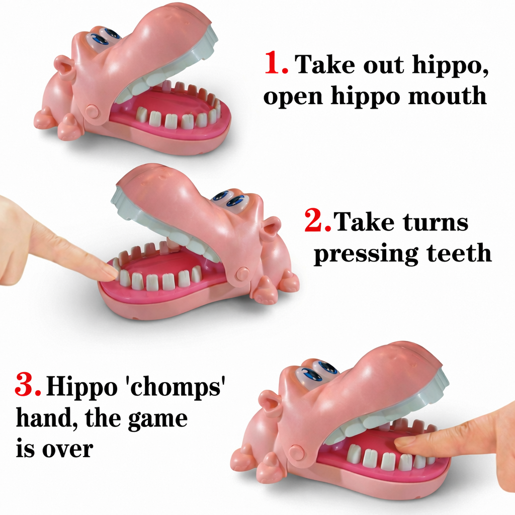 Chomp Check — Hippo Dentist Game for Kids