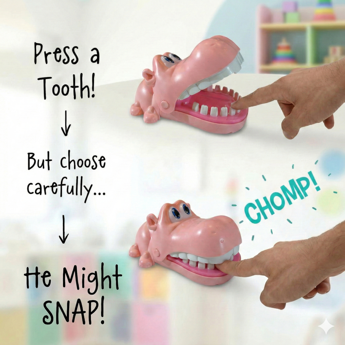 Chomp Check — Hippo Dentist Game for Kids