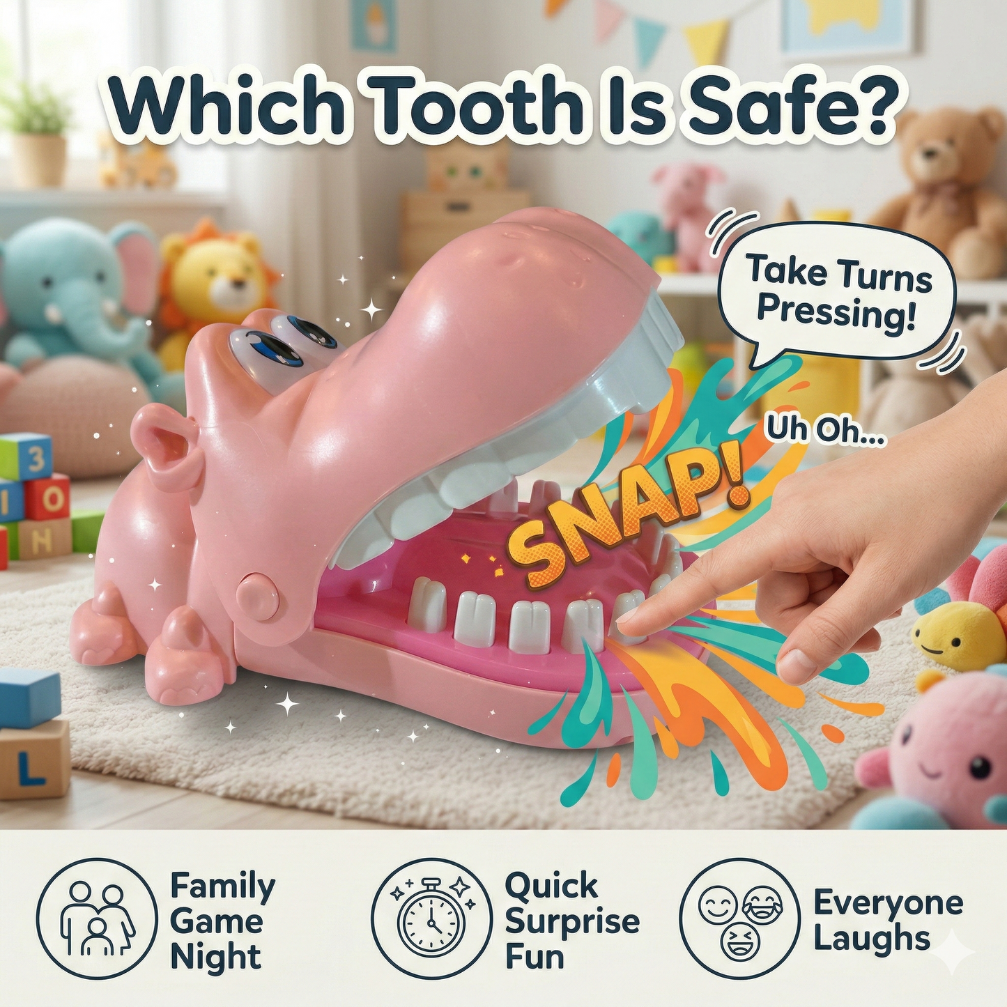 Chomp Check — Hippo Dentist Game for Kids