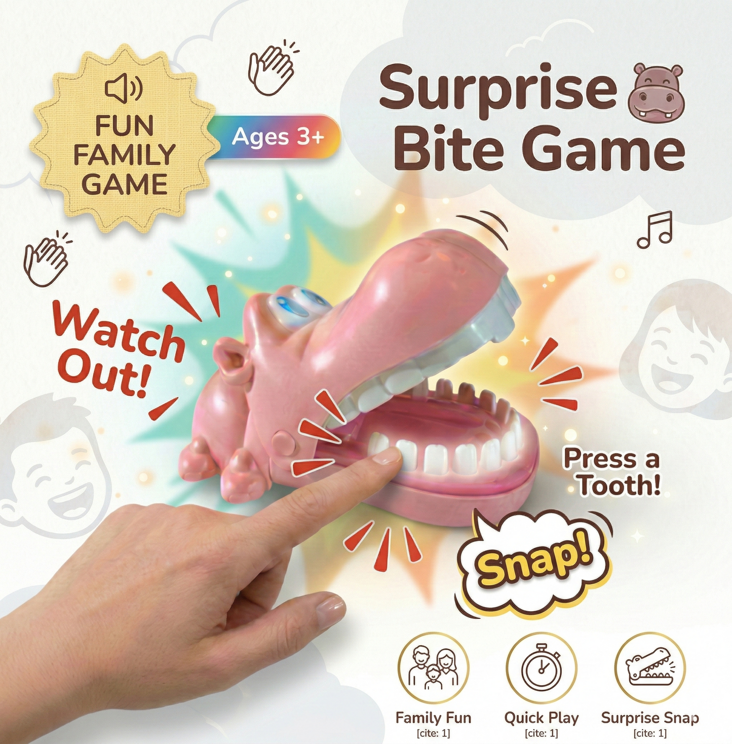 Chomp Check — Hippo Dentist Game for Kids