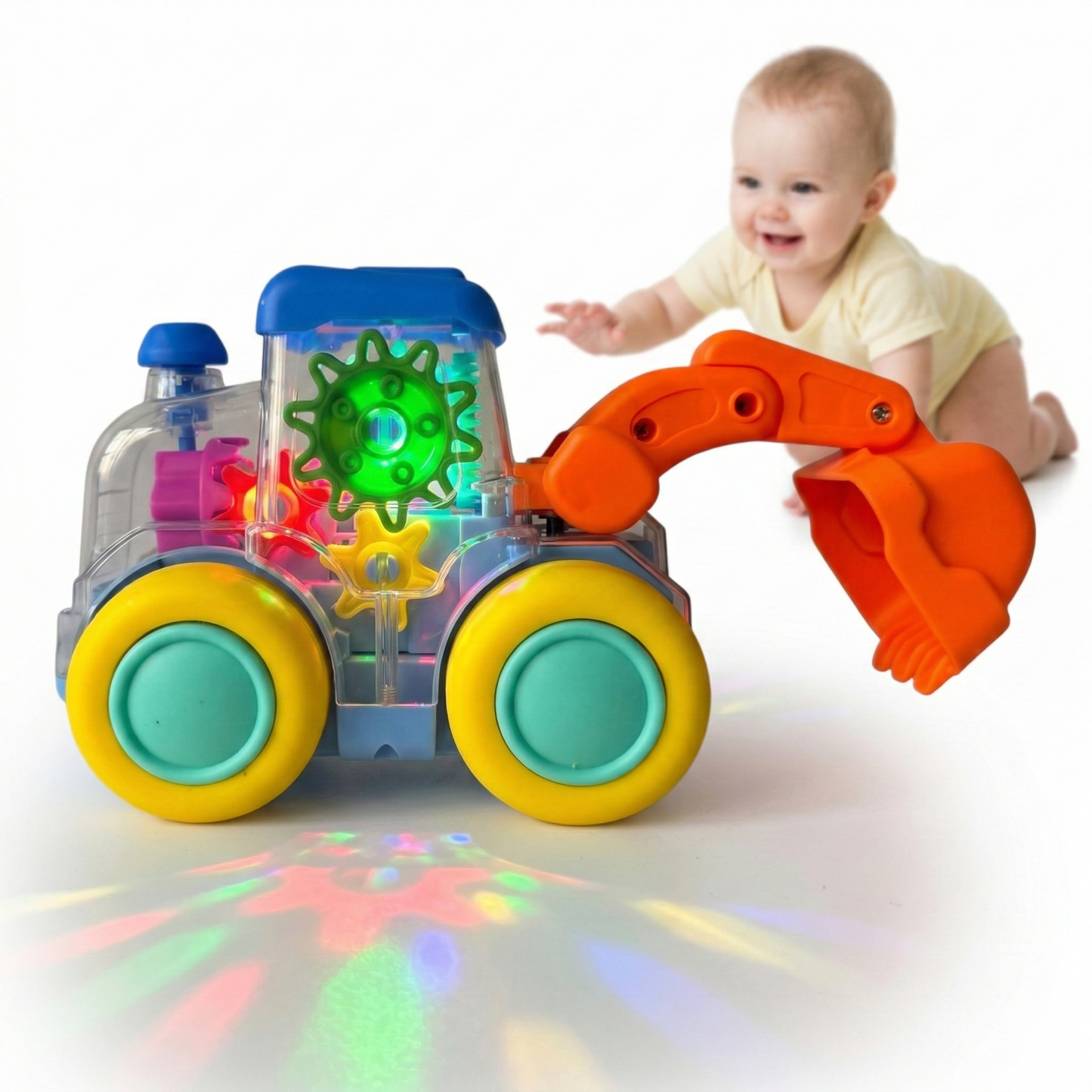 Rumble Digger Bump & Go Musical Excavator