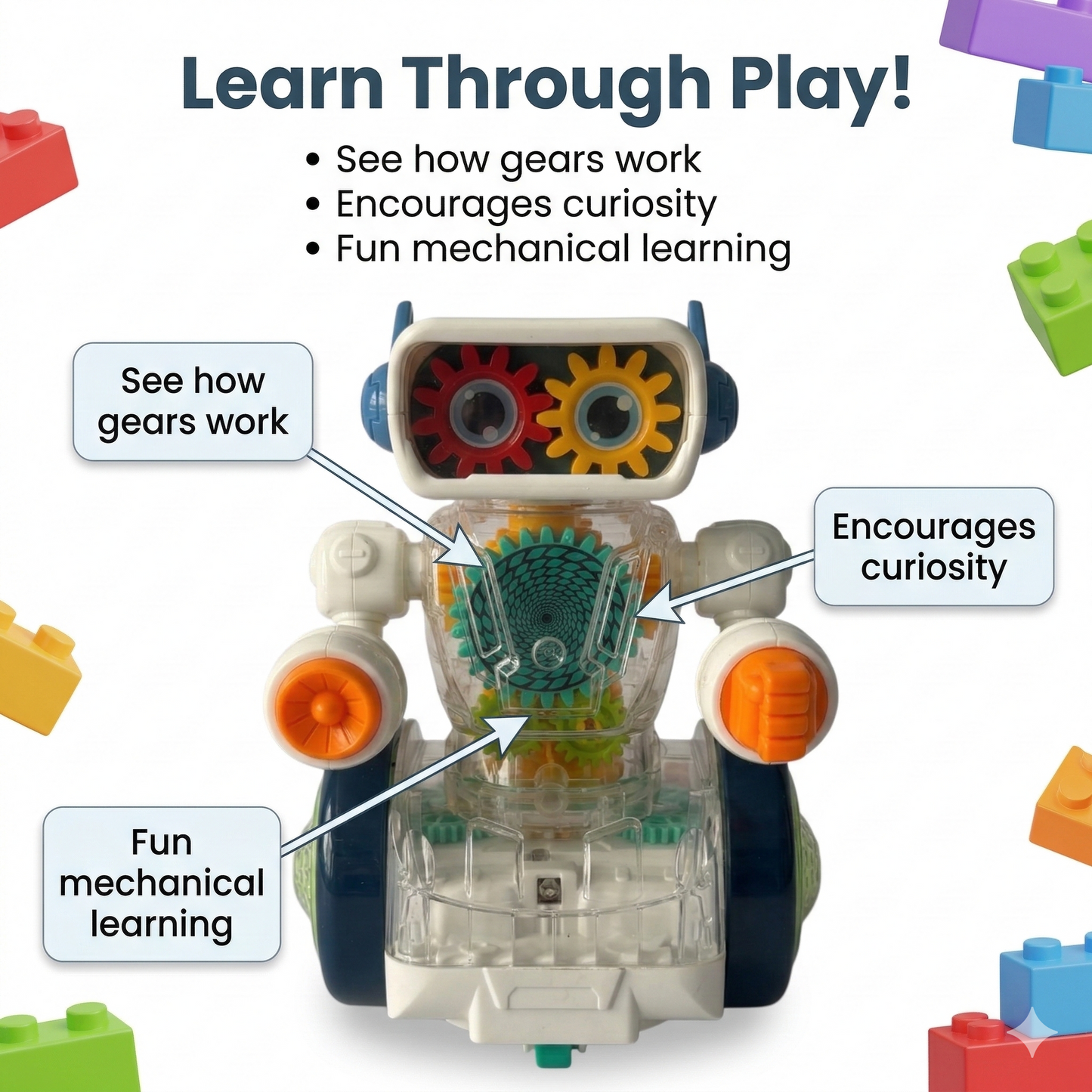 Boogie Bot Bump & Go Musical Robot