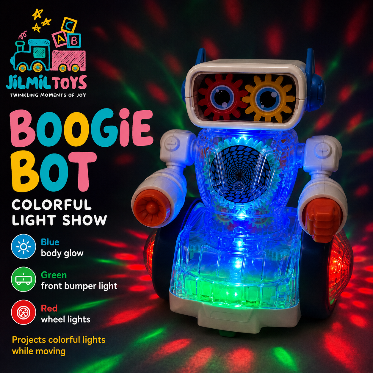 Boogie Bot Bump & Go Musical Robot