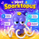 Sparktopus Light-Up Musical Dancing Octopus Toy