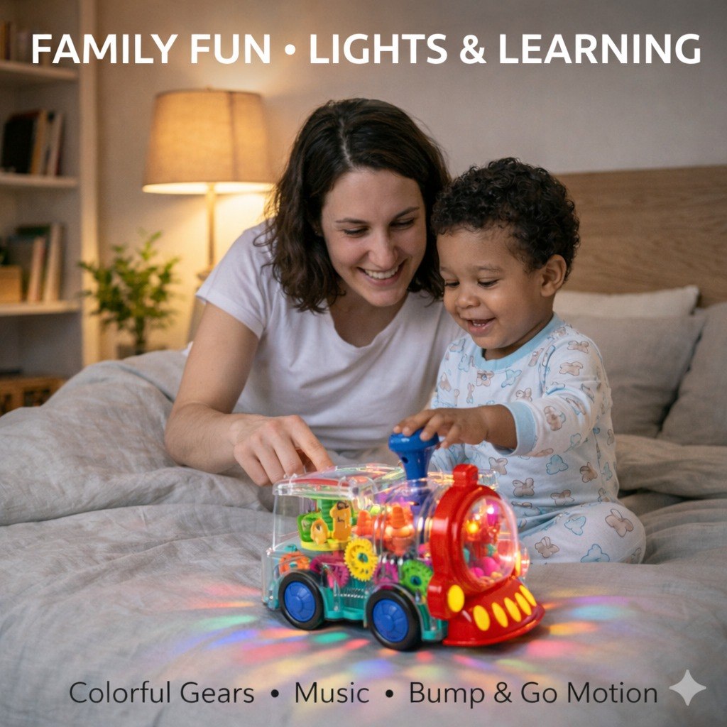 Bump & Go Musical Express Light Up Train